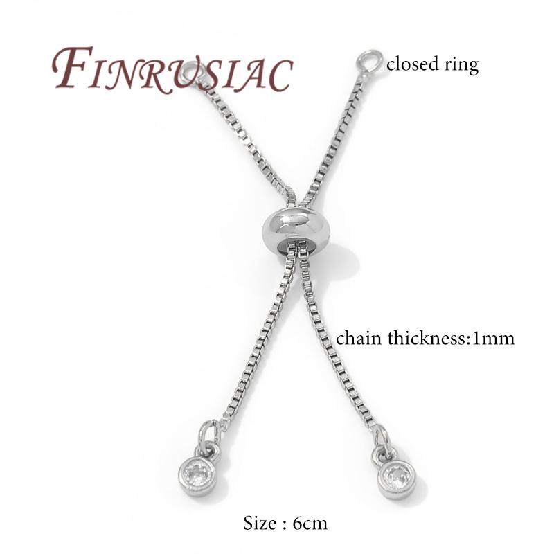 

18K Gold Plated Box Chain Extension Chain For Jewelry,Adjustable Chain Extender For Bracelets Accessories,DIY Necklace Findings 1 piece