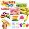 Angstlösende knusprige Seife Quetschspielzeug Wachsbeschichtung Gemüse Fidget Spielzeug für Kinder Erwachsene