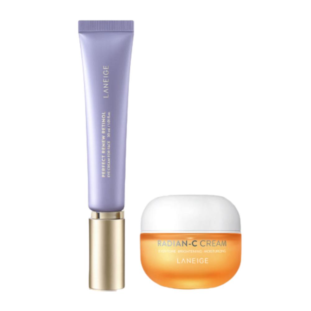 Набор Laneige Ретинол 30 мл + Крем Radian-C 30 мл Дуэт против старения и для осветления