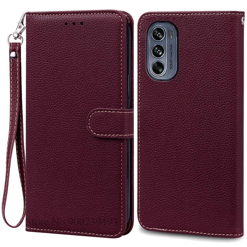 Pouzdro pro Motorola G62 5G, peněženka, flipové kožené pouzdro pro Moto G62 5G, měkké silikonové peněženka, kryt Coque Fundas
