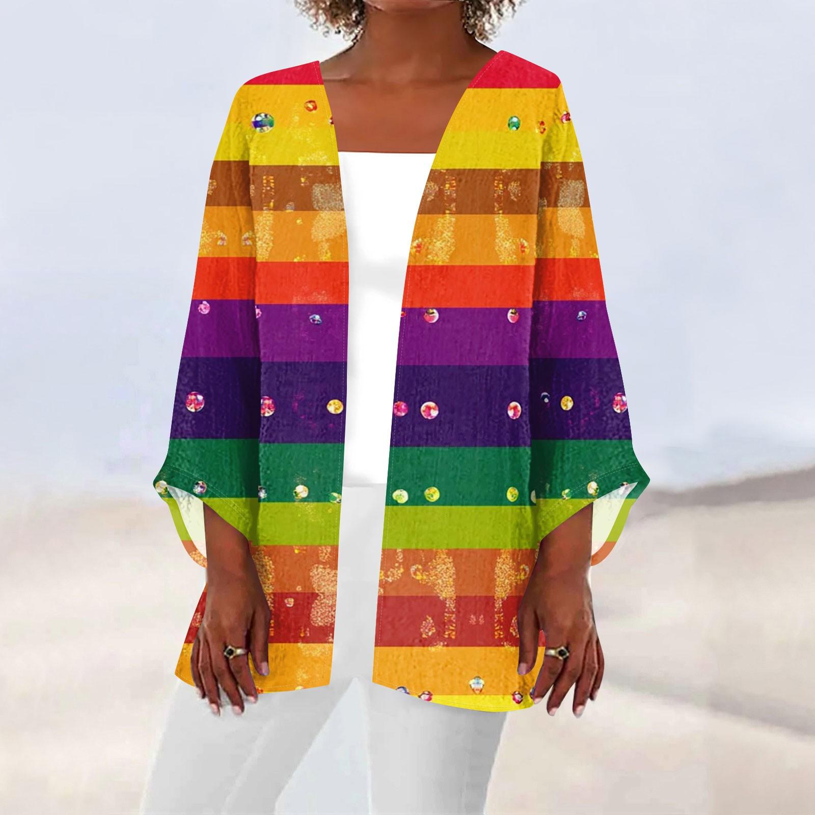 

Женский кардиган с длинным рукавом и принтом «Карнавал» на пуговицах XL оранжевый