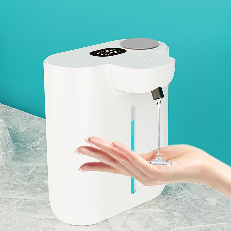 

500ML Large Capacity 9-Levels Adjustable Foam/Liquid IPX5 Waterproof Electric Infrared Induction Automatic Sensor Soap Dispenser світло-жовтого кольору