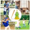 1 Set Cartoon Dinosaur Kids Baseball Trainer with 3 Balls Batting Practice Toys  Children's Toy