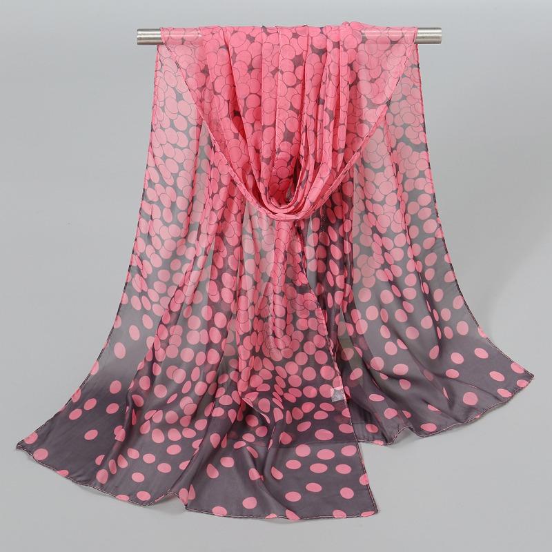 Indian style new chiffon breathable thin small silk scarf popular women spring and autumn scarf sunscreen yarn