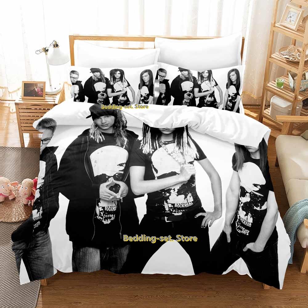 Comforter Tokio Hotel Bedding Set Single Twin Full Queen King Size Bed Set Adult Kid Bedroom Duvet Sets 3D Print Anime Bed