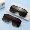 New Style Large-frame One-piece Sunglasses For Fashionable Street Photography Trendy Sunglasses With an Instagram Vibe For Women