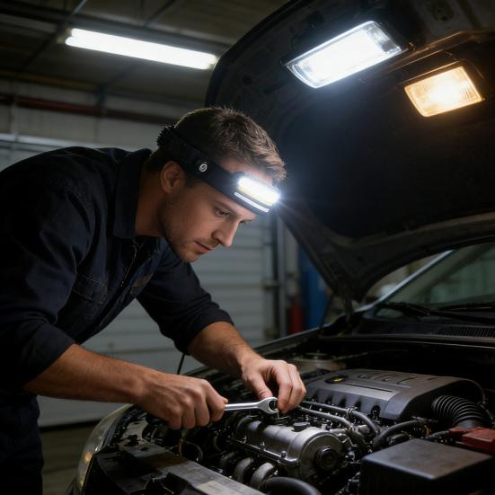 Latarka czołowa z czujnikiem ruchu 230 stopni LED ładowana przez USB-C Pasek odblaskowy Latarka czołowa outdoor do biegania wędkowania biwakowania