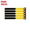 5Pcs Nylon Antiskid Cable Tie Down Straps For Rc Eachine Lipo Battery Multicolor Nylon Straps Magic Tapes Sticker 20/30*2Cm Set