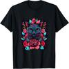 Abstraktes Katze Pop Art Graffiti T-Shirt(2)