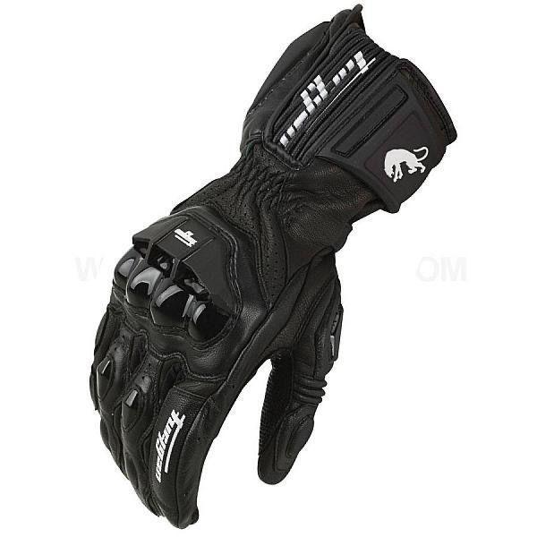 Retro Motorcycle Riding Gloves Leather Accessories Wear-resistant Motocross Knuckle Guard Finger Moto Crycling Glove Gp for Men
