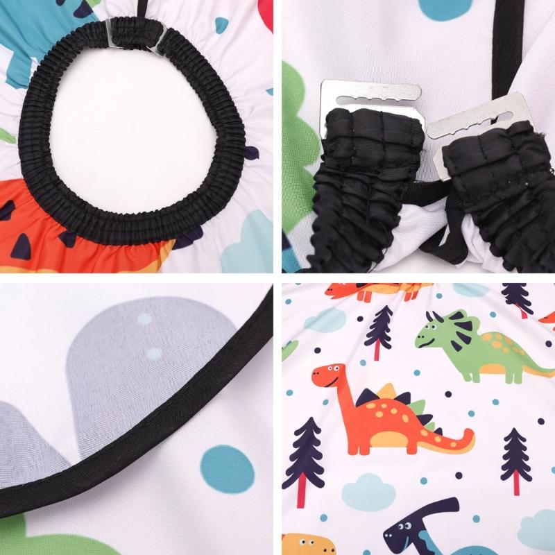 Kids Barbers Cape Hair Cutting Hairdressings Salon Stylings Cloth Apron Cover Gown for Children Boy Girls Toddlers Gift