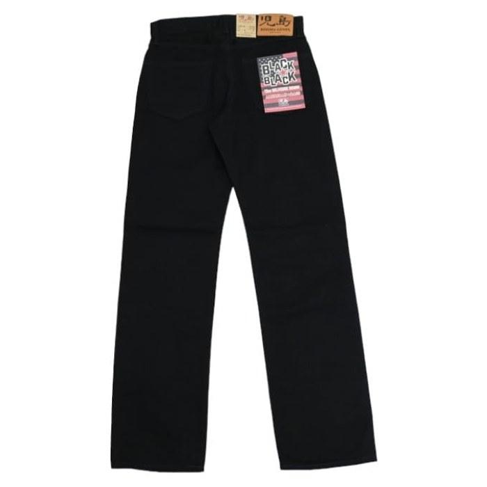 [Kojima Genes] RNB-168 13oz Selvedge Black Denim Jeans (32)