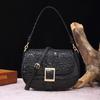 New Fashionable Alligator Pattern Shoulder Bag High-quality Retro Handbag All Match Women's Armpit Swagger Bags