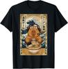 Kawaii Japanese Ramen Capybara Anime Retro Gaming T‑Shirt