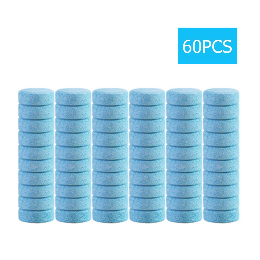 80/60/40/20PCS Car Windscreen Wiper Glass Water Solid Cleaner Car Effervescent Tablet for Toilet Window Cleaning Car