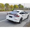 For Honda Civic 11th Gen  Hatchback 2022 2023 Car Accessories Rear Window Roof Wing Spoiler Trim