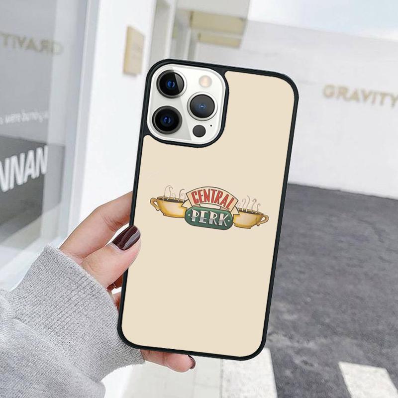 Central Perk Coffee Friends Phone Case Cover For iPhone 17 Air 15 16 11 13 14 Pro Max 12 Plus Max Fundas