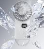 Creative Portable Ultra-thin Handheld Fan with 100-Speed Adjustment and Charging - Ideal for Outdoor Use