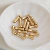 14K Gold Filled Bambus-Abstandshalter Perlen - Farbbeständiges Hüftknochen-Design für DIY Schmuck