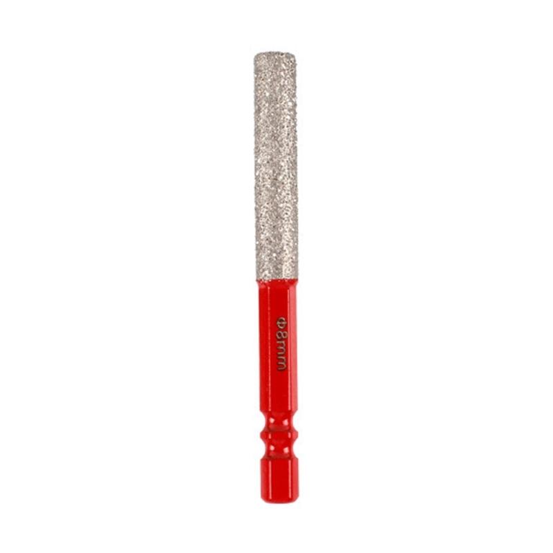 Hexagonal Shank Drill Bit Diamonds Coated Hole Cutter for Tile Glass Marble Dry Drilling and Edge Polishing