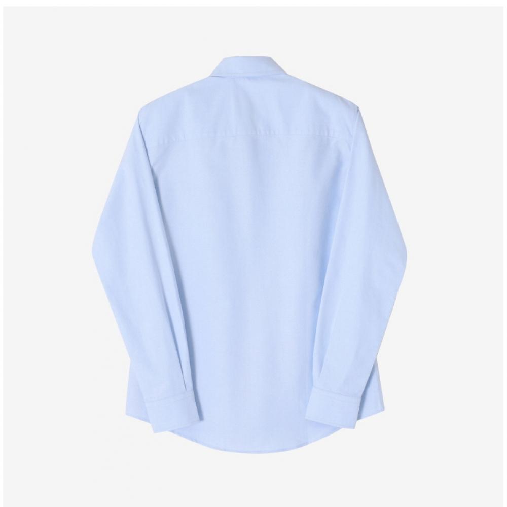 Ami Ami De Coeur Small Heart Logo Oxford Shirt Bfush063 Co0031