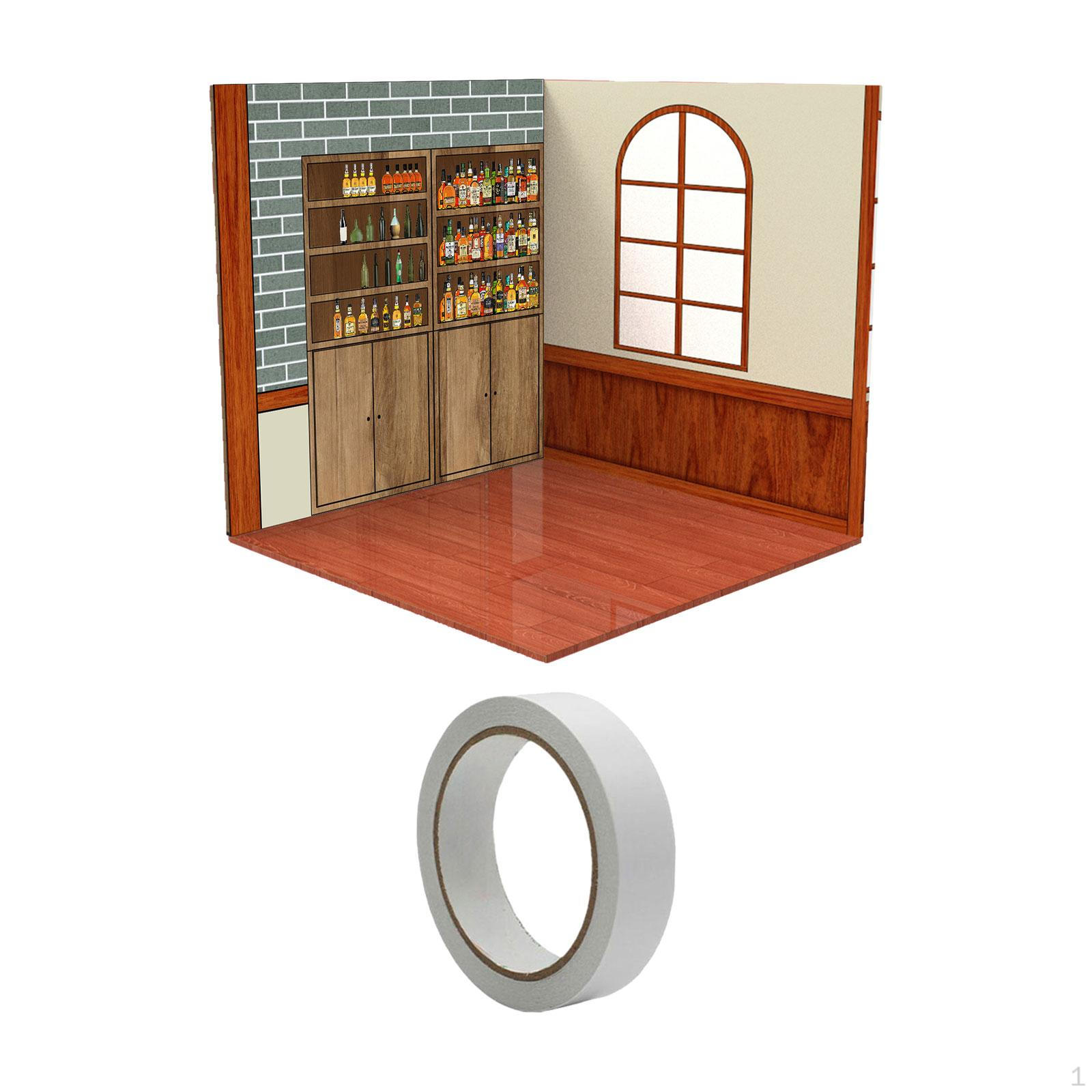 

Масштаб 1/12 Фоновый фон Органайзер Витрина Сцена для фигурок Солдат Аксессуары Куклы Bar