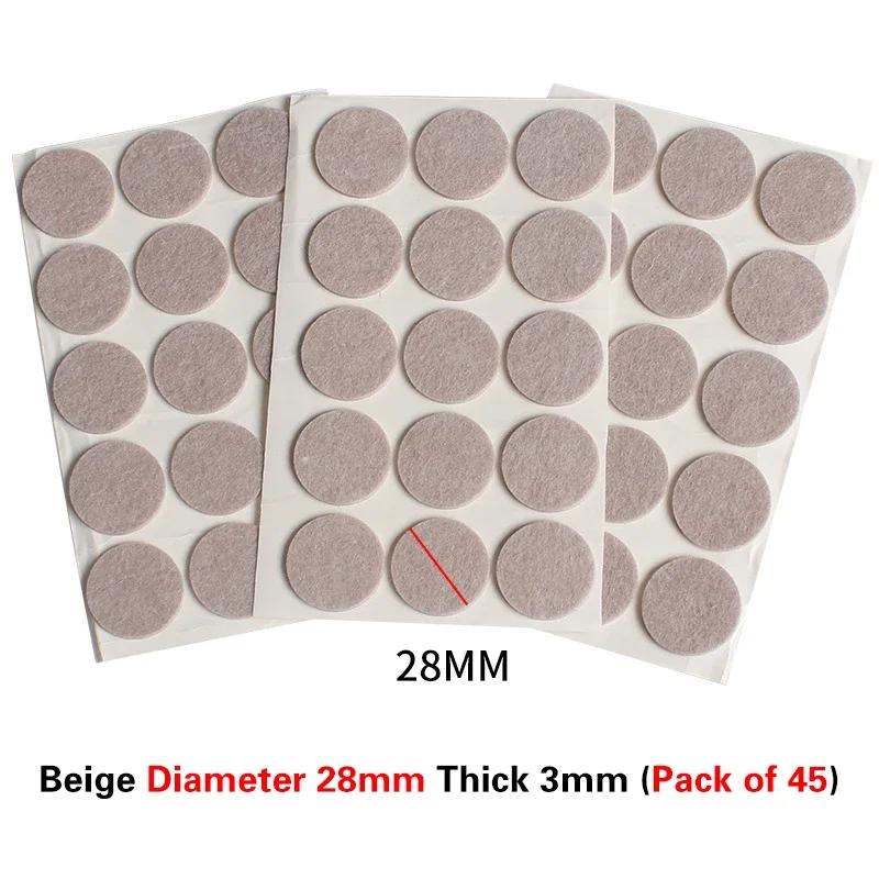 Thickened Self-adhesive Felt Chair Leg Pads Anti Slip Scratch Resistant Noise Resistant Floor Furniture Protection Pads Gaskets