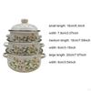3 Enameled Pots with Lids And Flat Bottoms of 1.2 L, 1.5 L 1.8 L. Ideal for Induction Cookers