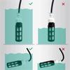 1/2" Male Thread Water Filter PP Cotton Mini Filter Garden Water Sprayer Misting System with 1/4" To 1/2"Female Thread Connector