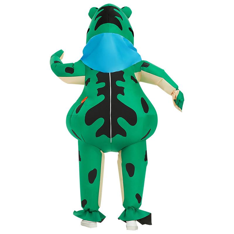 TikTok Style Inflatable Frog Mascot Costume - Adult Toad Doll for Performances & Fun