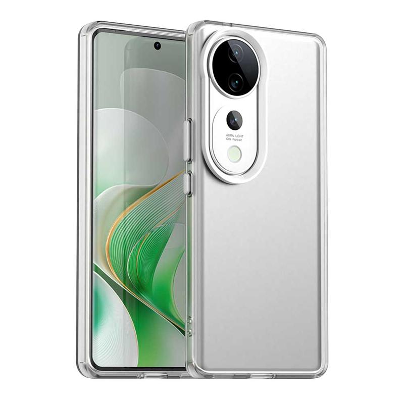 Sturzsichere Handyhülle in Bonbonfarbe für Vivo S19 Pro, Matte PC Transparente Rückseite für Vivo S19 Pro Hülle für Vivo S19 Pro Hülle