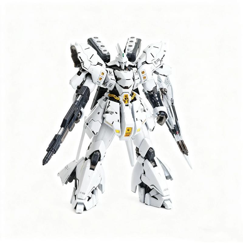 RG 1/144 White Sazabi Montagemodell-Bausatz Actionfiguren Puppe Desktop-Dekoration Plastikspielzeug Modell Mecha Figur Junge Überraschungsgeschenke
