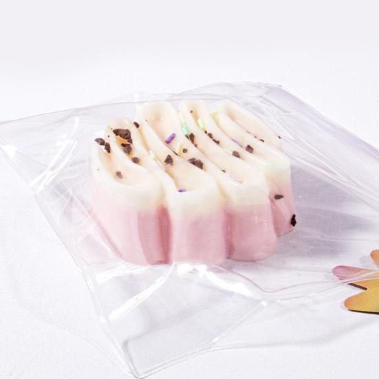 Simulated Food Squeeze Toy Anxiety Relief Stretchy Rice Cake Triangle Cheese Stress Toy Portable Fake Food Decompression