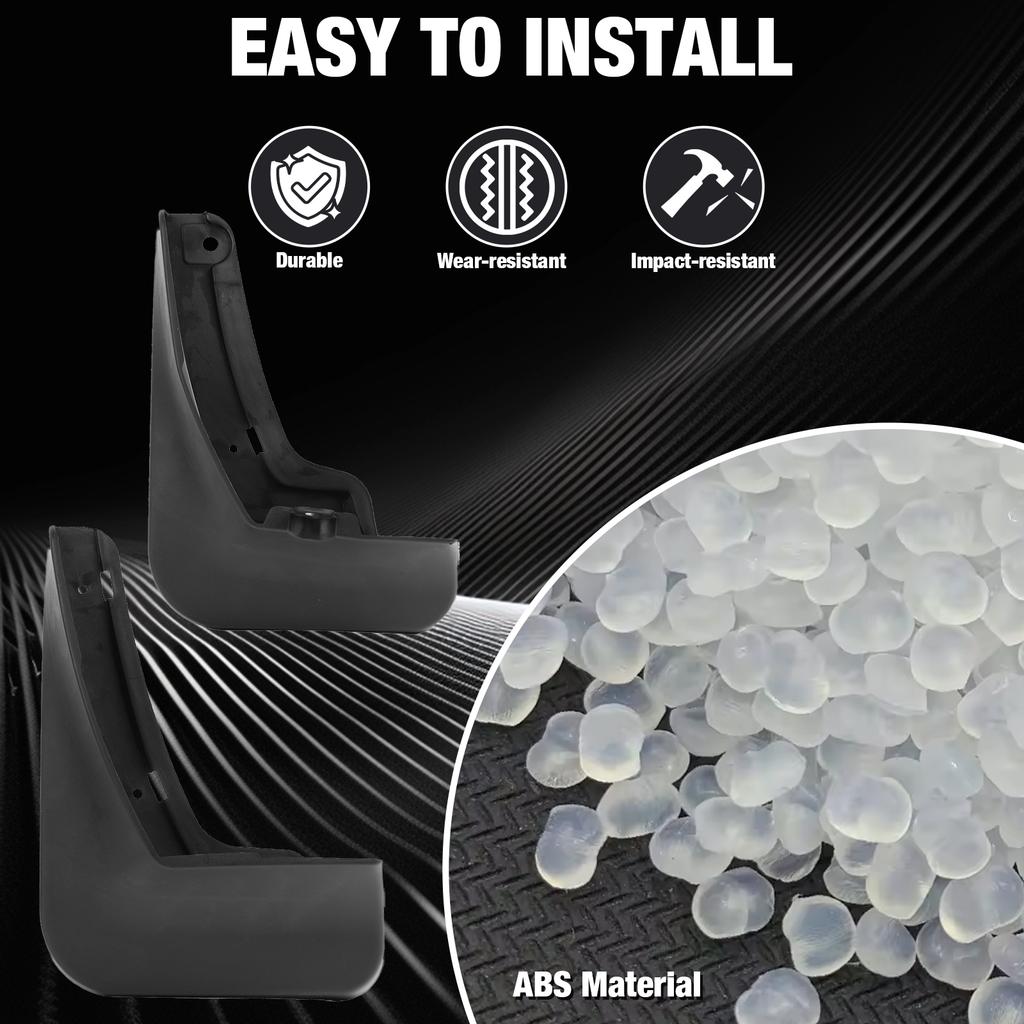 4X Splash Guards Mudguards Fenders Mudflaps Mud Flaps Mud Guards Front Rear For Changan CS55 MK2 UNI-S Saipa 441P 2021-2025