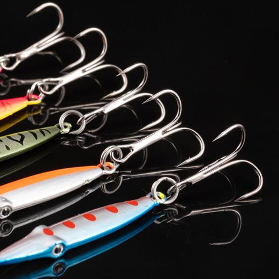 5Pcs 8.5CM/9G Inkfish Spinner Blade Lure with Hook Metal Spinnerbait Rotating Lure Freshwater Crap Bass Pike Walleye Fishing Accessories