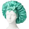 Extra Large Satin Bowknot Sleep Cap for Women's Hair Care