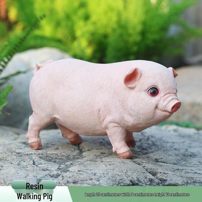 

Креативное украшение для сада в виде свиньи: Подарок: Декорация Животное из Смолы