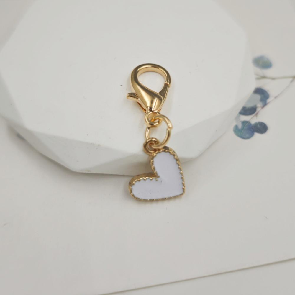 20pcs Elegant Love Pendants Colorful Beaded Bag Pendant Funny Shoe Accessories Pendant  Party