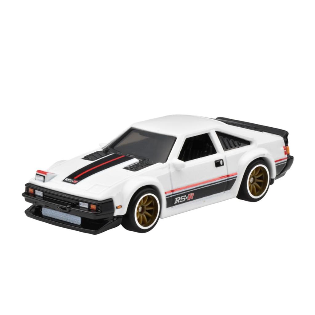 Hot Wheels Car Culture World Tour Toyota Supra Fahrzeug Spielzeug Diecast Modellauto für Alter 3 und HRV97 '82 Hoch, Weiß,