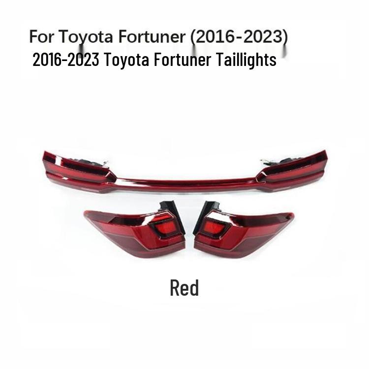 16-23 Toyota Fortuner Sequential Taillight Assembly with Through-Type Rear Lights and Turn Signals