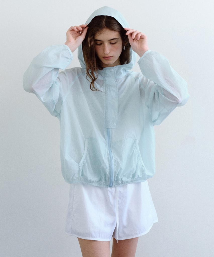 Urago Light Nylon Hooded Jumper