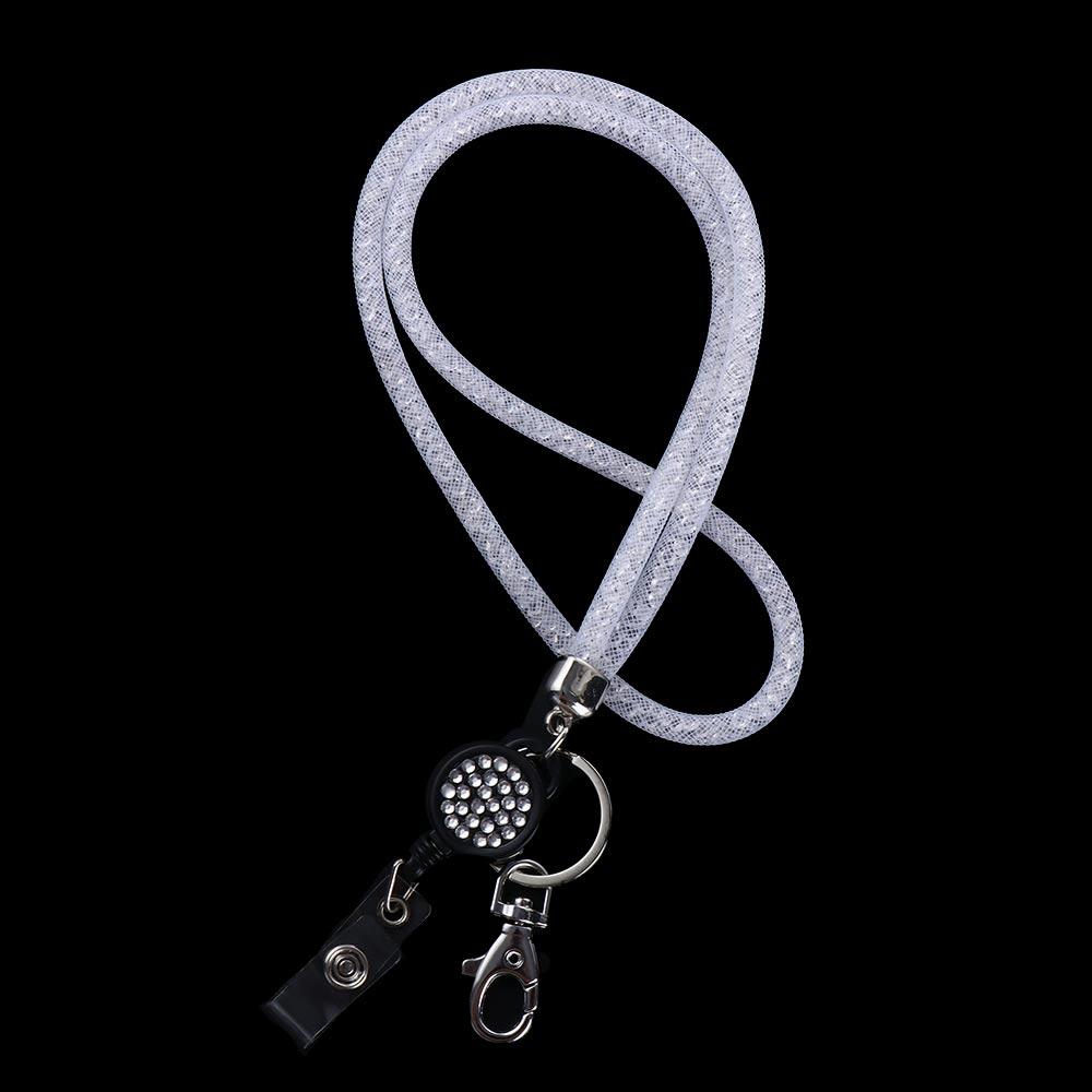 Card Holder Retractable Badge Badge Holder Clip Lanyard Necklace Strap ID Badge Holder Hanging Rope