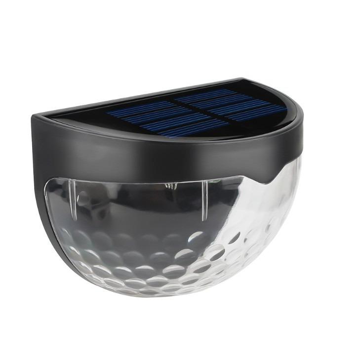 Solar Semicircular Outdoor Step & Wall Lights for Courtyard and Balcony Decor