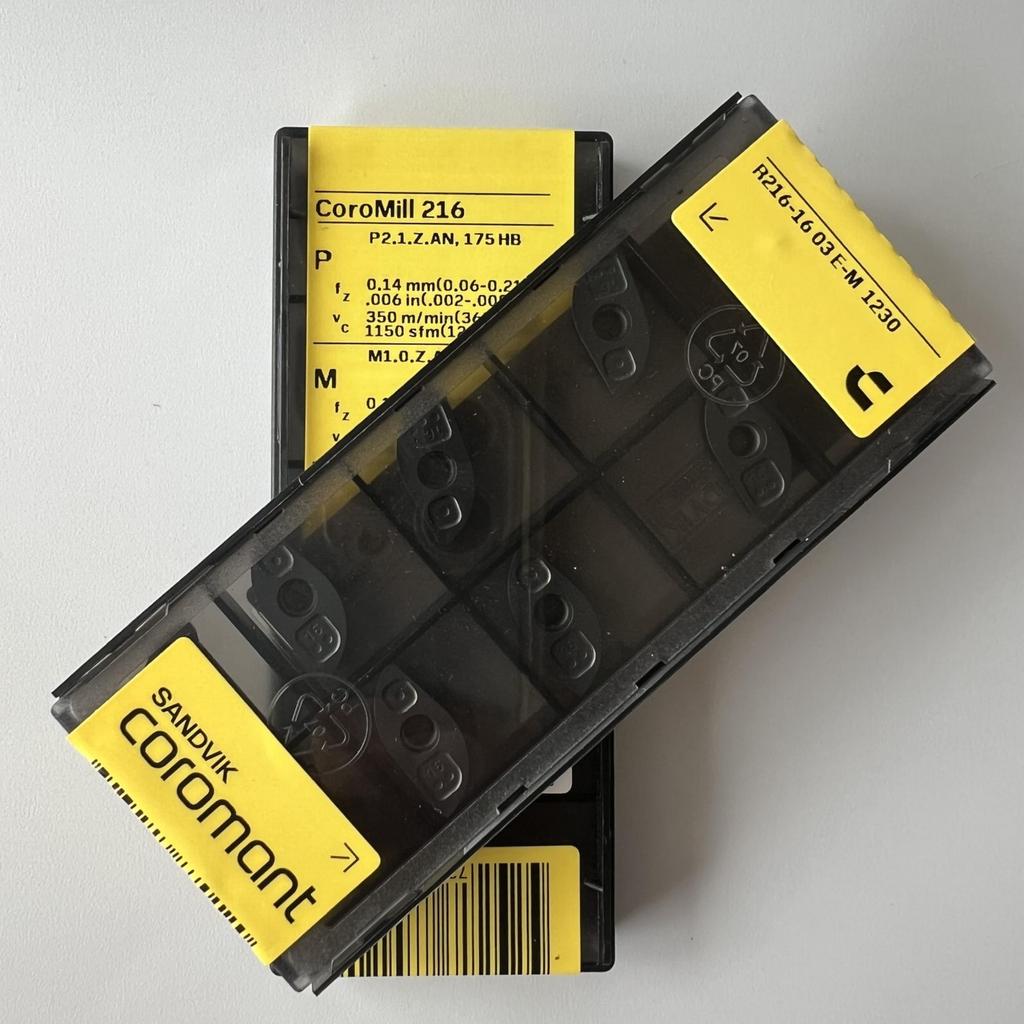 SANDVIK / R216-1603E-M 1230 / Original Swedish hard alloy blade 10 Pcs