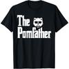 Der PomFather Lustiges Zwergspitz Hund Papa Shirt Herren Geschenke T-Shirt(1)