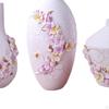 3er-Pack Harzvase Elegante Blumenvase für Hochzeitsfeier Heim Wohnzimmer Dekoration Ornament
