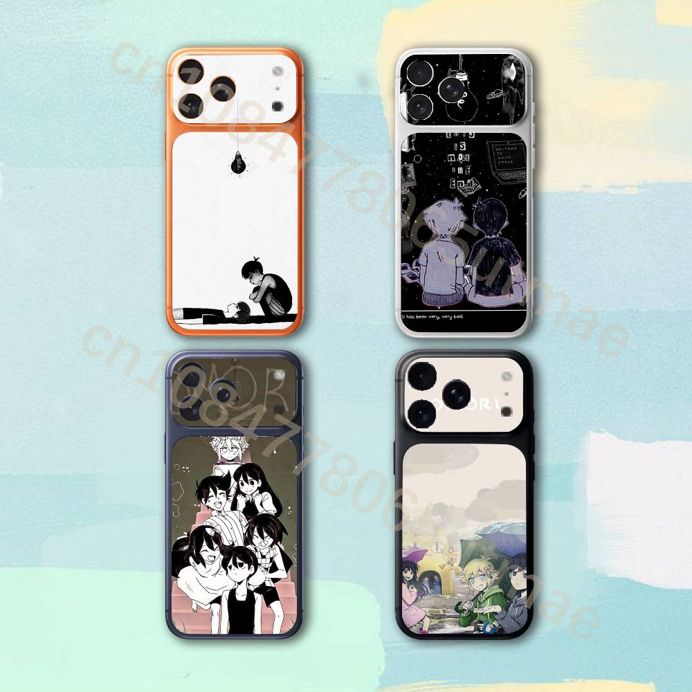 Game O-Omori For iPhone 17pro,17pro max Carmere and Back Cover Decal Wrap Skin Colorful Rear Protective Sticker Film