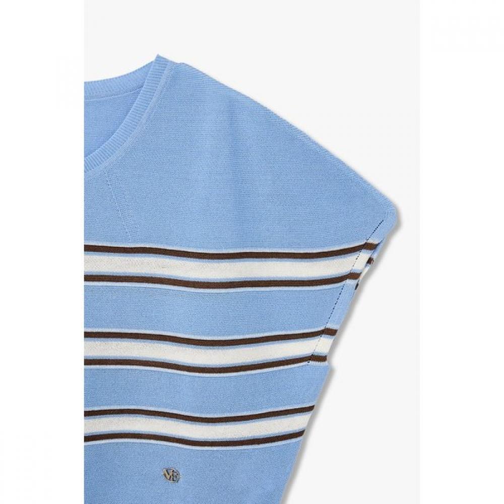 Vov Loose Fit Unbalanced Knit Pullover 7156250008