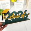 Graduation Decorations Class of 2026 Wood Table Centerpieces Congrats Grad Wooden Sign Graduation Table Toppers Gift