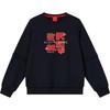 ERKE Kids' Unisex Thickened Round Neck Casual Sweatshirt